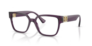 5384 - Transparent Plum with Clear Lenses