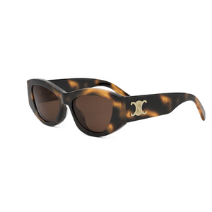 53E - Shiny Havana with Brown Gradient Lenses