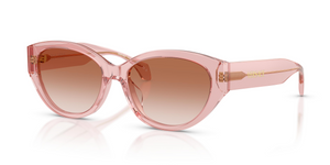 543413 - Peach Transparent with Rose Gradient Grey Lenses