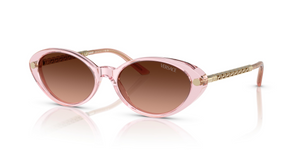 54725M - Pink Transparent with Pink Gradient Grey Lenses