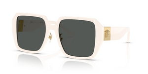 548487 - Ivory White with Dark Grey Lenses