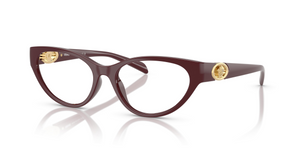 5487 - Burgundy with Clear Lenses