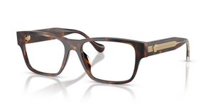 5537 - Havana with Clear Lenses