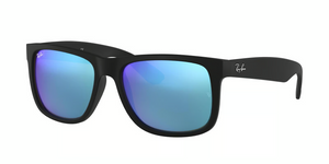 622/55 - Rubber Black with Blue Mirror Lenses