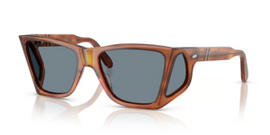 96/56 - Terra Di Siena with Light Blue Lenses