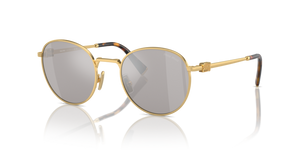 5AK07F - Gold with Light Grey Mirror Silver Lenses