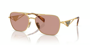 5AK08M - Gold with Dark Violet Lenses