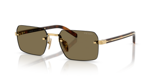 5AK90F - Gold with Light Brown Lenses