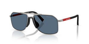 5AV06A - Gunmetal with Dark Blue Lenses