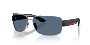5AV06A - Gunmetal with Dark Blue Lenses