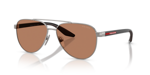 5AV20D - Gunmetal with Brown Lenses