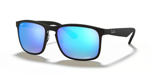 601SA1 - Black with Polarized Blue Lenses