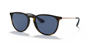639080 - Havana with Blue Lenses