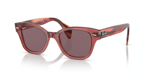 6639AF - Transparent Pink with Polarized Dark Violet Lenses