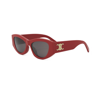 66A - Shiny Red with Grey Lenses