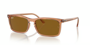 676433 - Transparent Brown with Brown Lenses
