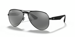 006/6G - Black with Grey Mirror Silver Lenses