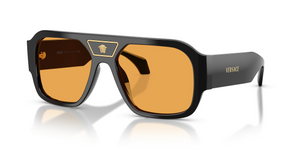 GB1/7 - Black with Orange Lenses