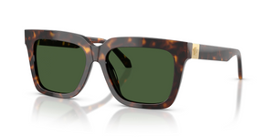 108/71 - Havana with Dark Green Lenses