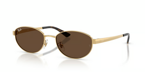 001/73 - Arista Gold with Dark Brown Lenses