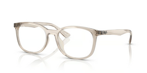 8271 - Transparent Light Brown with Clear Lenses
