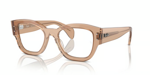 8353 - Transparent Light Brown with Clear Lenses