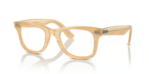 8383 - Photo Striped Brown with Clear Lenses