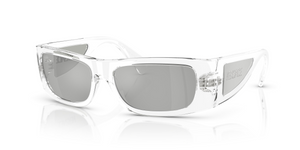 148/8V - Crystal with Clear Mirror Silver Lenses
