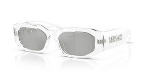 148/8V - Transparent with Clear Mirror Silver Lenses