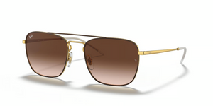 905513 - Brown On Gold with Brown Gradient Lenses