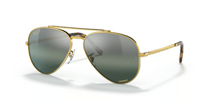 9196G6 - Gold with Polarized Silver/Blue Lenses