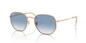 92023F - Rose Gold with Clear & Blue Lenses