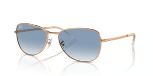 92023F - Rose Gold with Clear & Blue Lenses