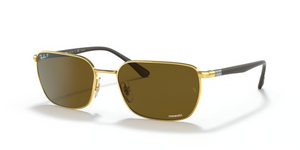 001/AN - Arista Gold with Polarized Brown Lenses