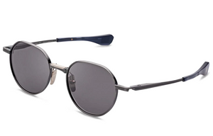 DTS150-A-02 Antique Silver - Midnight Black Swirl with Grey Lenses