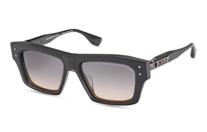 DTS458-A-01 Black - Antique Silver with Grey to Apricot Gradient Lenses