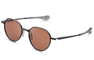DTS150-A-03 Black Iron - Antique Silver with Brown Lenses