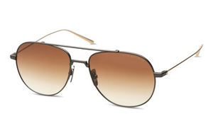 DTS161-A-03 Black Iron with Dark Brown to Clear Gradient Lenses