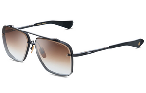 DTS121-62-03-Z Black Iron - Black Rhodium with Brown to Clear Gradient Lenses
