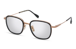 DTX454-A-01 Black Obsidian - Brushed Rose Gold with Clear Lenses