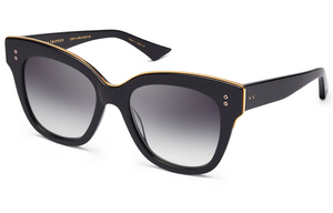 22031-A-BLK-GLD-55-Z Black - 18K Gold with Grey to Clear Gradient Lenses