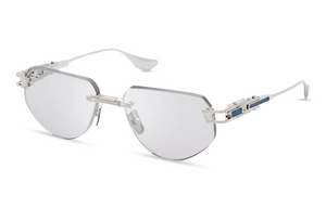 DTX164-A-02 Brushed Raw Titanium Silver with Clear Lenses