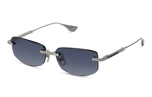 DTS182-A-02 Brushed Raw Titanium with Night Blue to Clear Gradient Lenses
