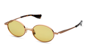 DTS178-A-02 Brushed Rose Gold - White Gold with Light Amber Lenses