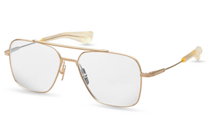 DTX111-57-07-Z Brushed White Gold with Clear Lenses
