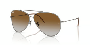 004/CB - Gunmetal with Brown Lenses