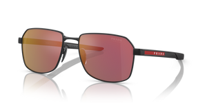 DG010A - Black Rubber with Dark Grey Mirror Lenses
