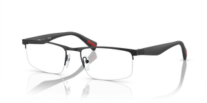 DG01O1 - Rubber Black with Clear Lenses