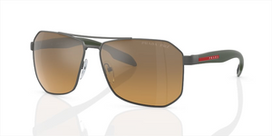 DG1741 - Gunmetal Rubber with Brown Mirror Grey Gradient Lenses