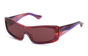 DTS744-A-03 Dreamy Red Swirl with Burgundy Lenses